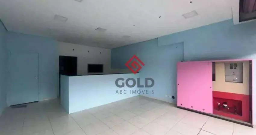 Salão para alugar, 66 m² por R$ 4.881,00/mês - Parque João Ramalho - Santo André/SP