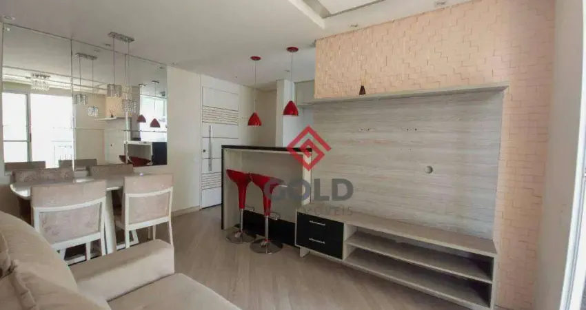 Apartamento com 2 dormitórios à venda, 50 m² por R$ 380.000,00 - Utinga - Santo André/SP