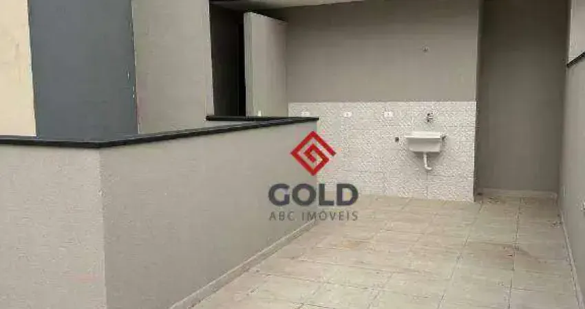 Cobertura com 2 dormitórios, 90 m² - venda por R$ 460.000,00 ou aluguel por R$ 2.465,00/mês - Vila Príncipe de Gales - Santo André/SP