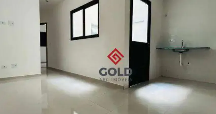 Cobertura com 2 dormitórios, 90 m² - venda por R$ 439.000,00 ou aluguel por R$ 2.465,00/mês - Vila Príncipe de Gales - Santo André/SP