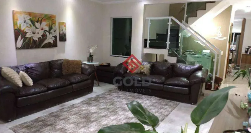 Sobrado com 3 dormitórios à venda, 236 m² por R$ 930.000,00 - Parque Novo Oratório - Santo André/SP