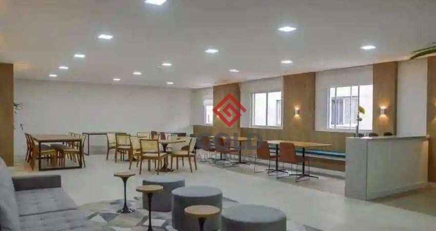 Apartamento com 1 dormitório para alugar, 35 m² por R$ 1.430,00/mês - Jardim São Savério - São Paulo/SP