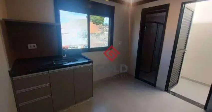 Kitnet com 1 dormitório para alugar, 22 m² por R$ 2.100,01/mês - Bangu - Santo André/SP