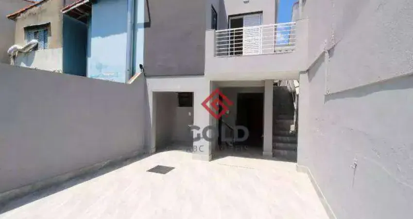 Casa com 2 dormitórios para alugar, 134 m² - Vila Curuçá - Santo André/SP