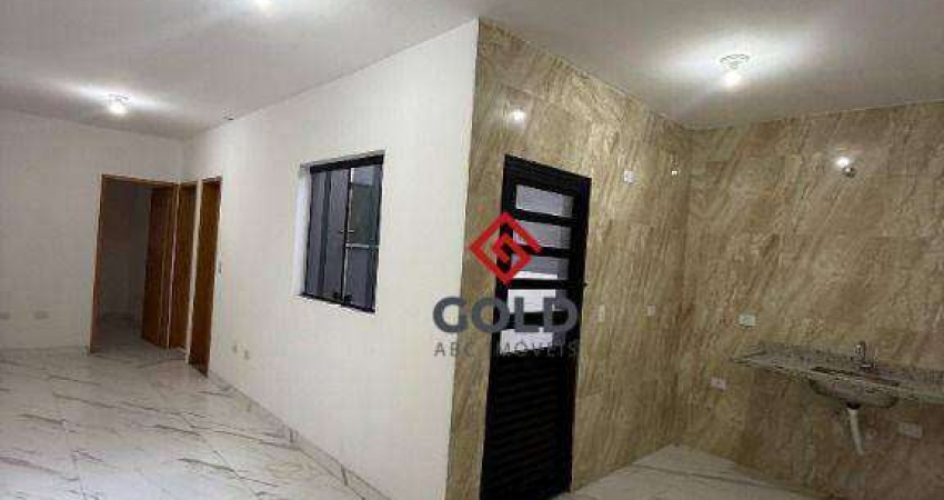 Apartamento, 50 m² - venda por R$ 310.000,00 ou aluguel por R$ 1.680,00/mês - Jardim Silvana - Santo André/SP