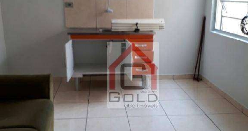 Kitnet com 1 dormitório para alugar, 25 m² - Vila São Pedro - Santo André/SP
