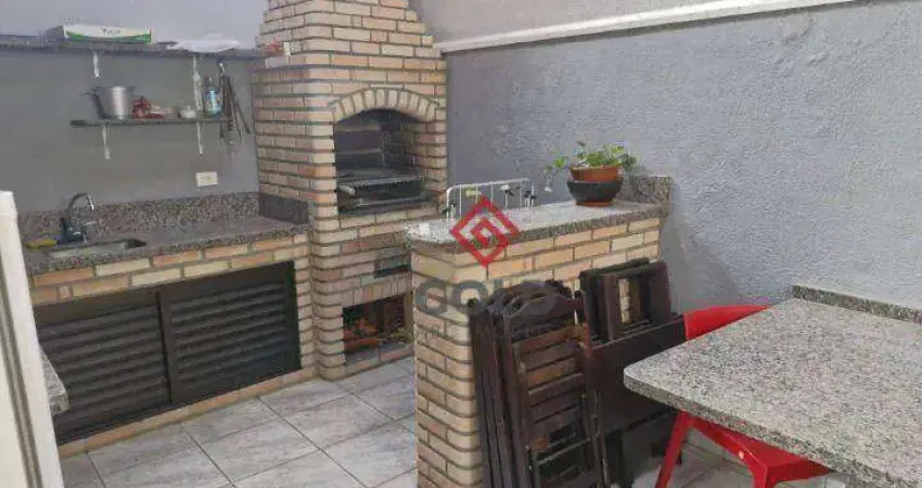 Sobrado com 3 dormitórios à venda, 141 m² - Vila Scarpelli - Santo André/SP