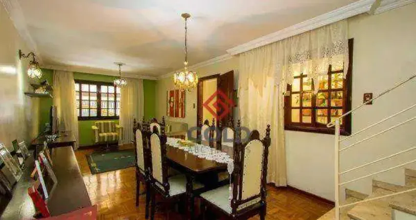 Sobrado com 3 dormitórios para alugar, 180 m² - Vila Curuçá - Santo André/SP