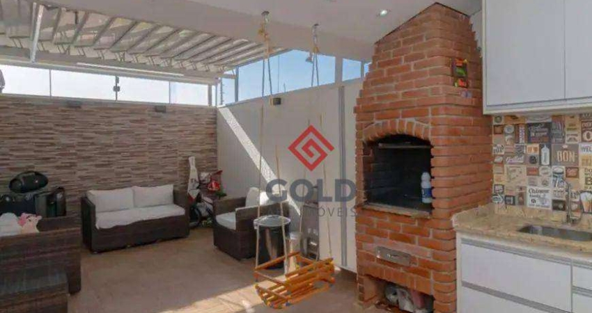Sobrado com 3 dormitórios à venda, 129 m² - Utinga - Santo André/SP