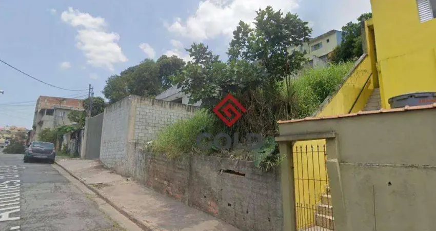 Terreno à venda, 199 m² por R$ 215.000,00 - Vila Guaraciaba - Santo André/SP