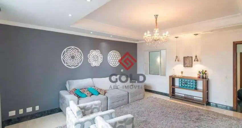 Sobrado com 3 dormitórios para alugar, 202 m² por R$ 6.580,00/mês - Vila Scarpelli - Santo André/SP