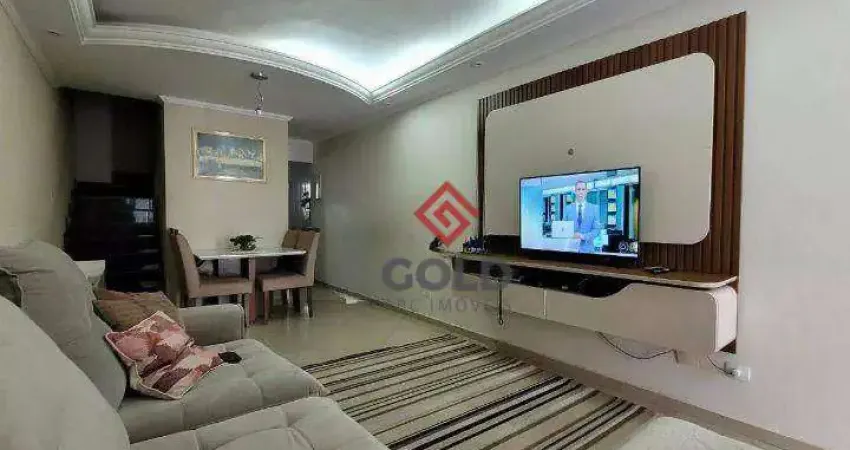 Casa com 3 dormitórios à venda, 109 m² por R$ 650.000,00 - Vila Homero Thon - Santo André/SP
