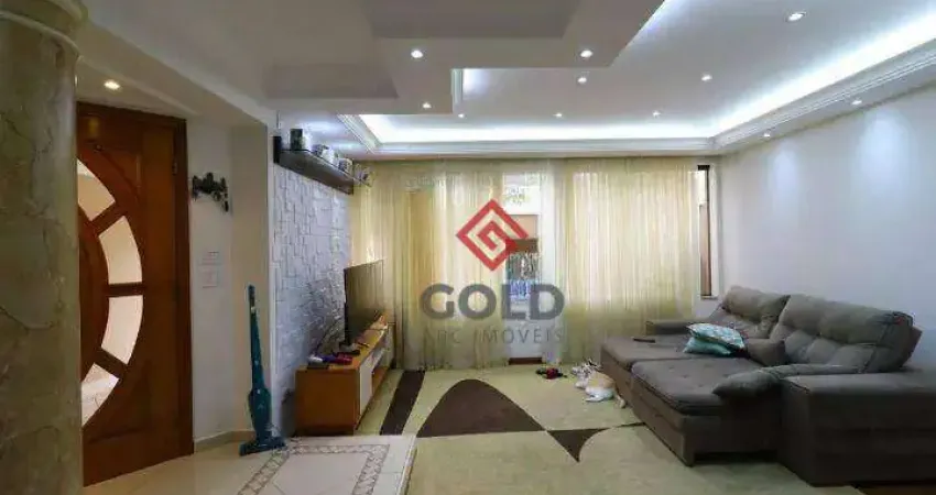 Sobrado com 3 dormitórios para alugar, 204 m² por R$ 7.750,00/mês - Jardim - Santo André/SP