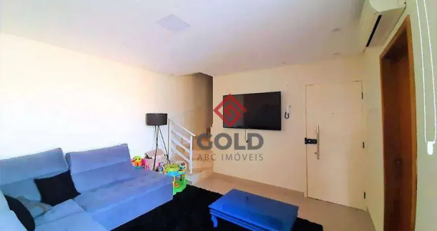 Cobertura com 4 dormitórios para alugar, 150 m² por R$ 4.623,00/mês - Vila Metalúrgica - Santo André/SP