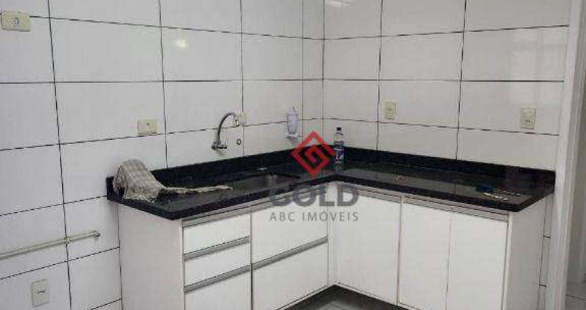 Apartamento com 3 dormitórios para alugar, 76 m² por R$ 2.425,02/mês - Vila Santa Teresa - Santo André/SP