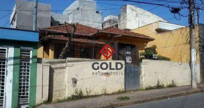 Terreno à venda, 300 m² por R$ 850.000,00 - Jardim - Santo André/SP