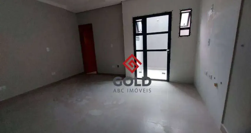 Kitnet com 1 dormitório para alugar, 30 m² por R$ 1.425,00/mês - Vila Curuçá - Santo André/SP