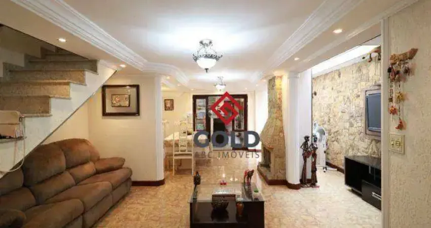 Sobrado com 3 dormitórios à venda, 191 m² por R$ 720.000,00 - Vila Camilópolis - Santo André/SP