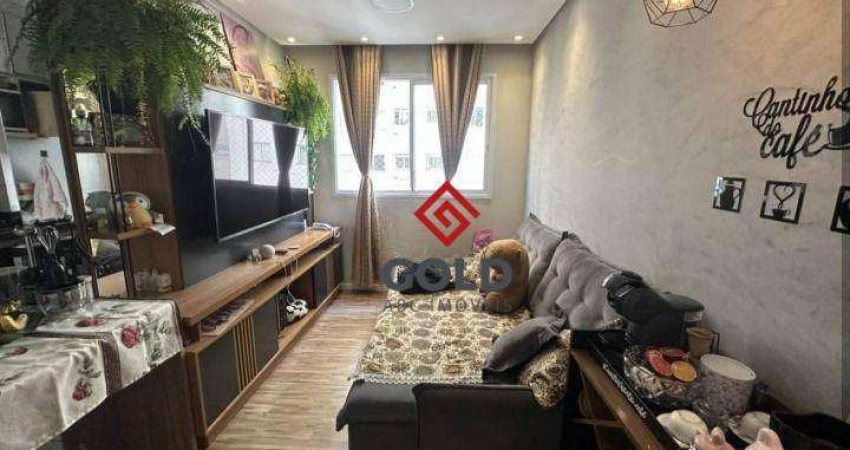 Apartamento com 2 dormitórios à venda, 43 m² por R$ 339.000,00 - Piraporinha - Diadema/SP