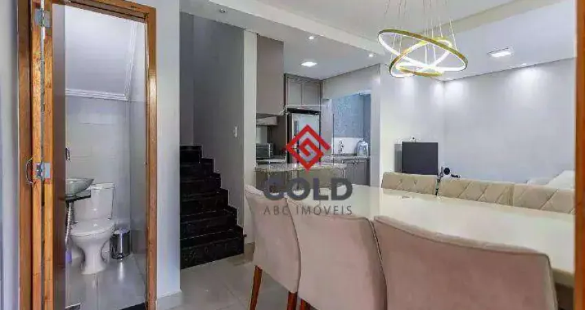Sobrado com 2 dormitórios à venda, 133 m² por R$ 760.000,00 - Vila Curuçá - Santo André/SP