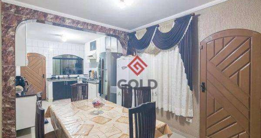 Sobrado com 4 dormitórios, 260 m² - venda por R$ 750.000,00 ou aluguel por R$ 4.609,00/mês - Jardim Itapoan - Santo André/SP