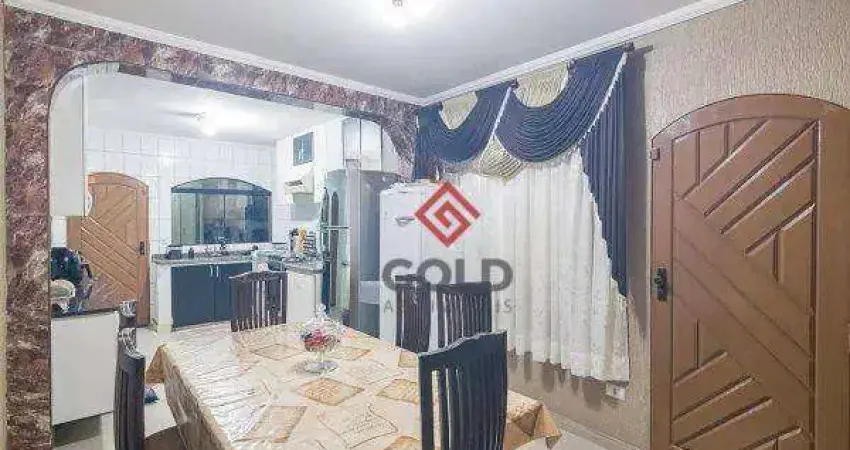 Sobrado com 4 dormitórios, 260 m² - venda por R$ 750.000,00 ou aluguel por R$ 4.609,00/mês - Jardim Itapoan - Santo André/SP