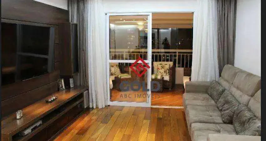 Apartamento com 3 dormitórios para alugar, 175 m² por R$ 11.046,00/mês - Jardim - Santo André/SP
