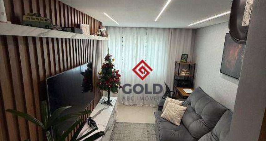 Casa com 2 dormitórios, 90 m² - venda por R$ 730.000,00 ou aluguel por R$ 5.267,00/mês - Campestre - Santo André/SP