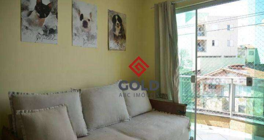 Cobertura com 3 dormitórios à venda, 154 m² por R$ 600.000,00 - Parque das Nações - Santo André/SP