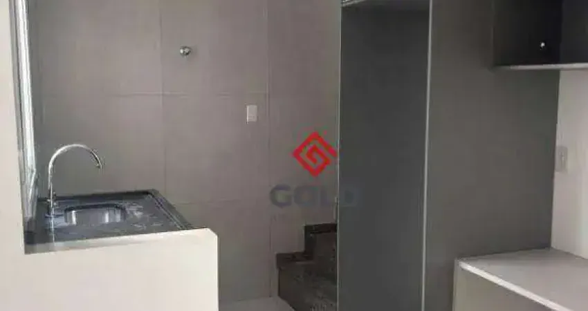 Cobertura para alugar, 100 m² por R$ 3.028,00/mês - Vila Camilópolis - Santo André/SP