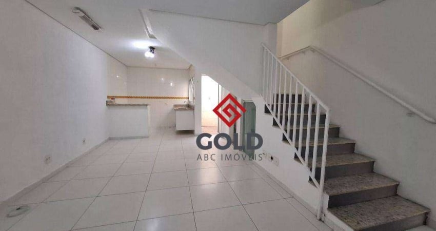 Sobrado com 2 dormitórios para alugar, 100 m² por R$ 2.750,00/mês - Centro - Santo André/SP