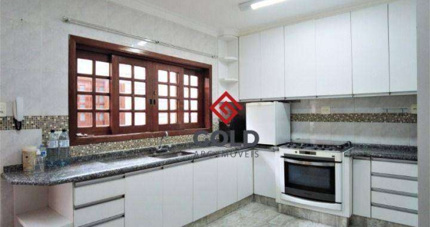 Sobrado com 3 dormitórios, 205 m² - venda por R$ 1.200.000,00 ou aluguel por R$ 5.070,00/mês - Vila Camilópolis - Santo André/SP