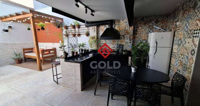 Sobrado com 3 dormitórios à venda, 211 m² por R$ 1.400.000,00 - Vila Assunção - Santo André/SP