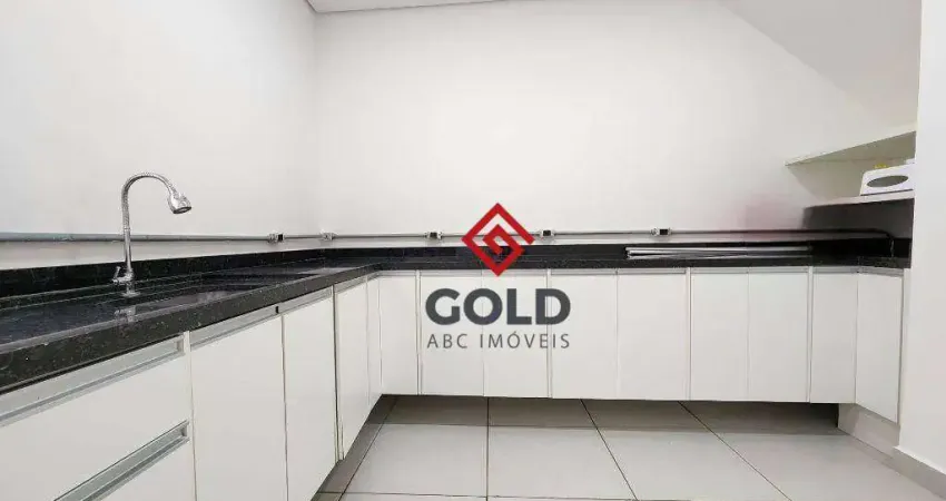 Sala para alugar, 129 m² por R$ 7.108,00/mês - Vila Assunção - Santo André/SP