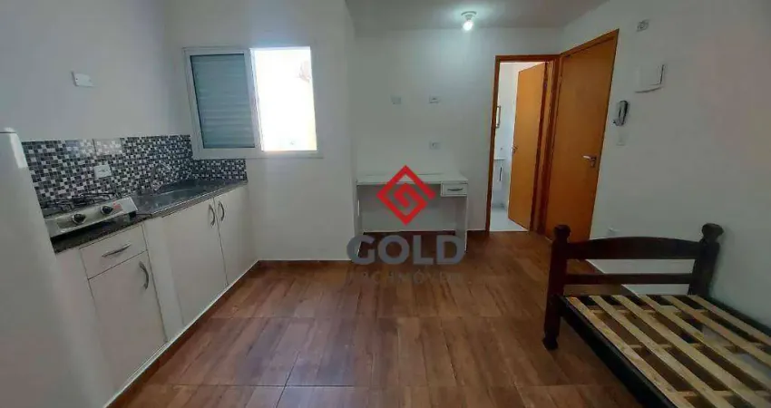 Kitnet com 1 dormitório para alugar, 25 m² por R$ 1.505,00/mês - Jardim do Carmo - Santo André/SP