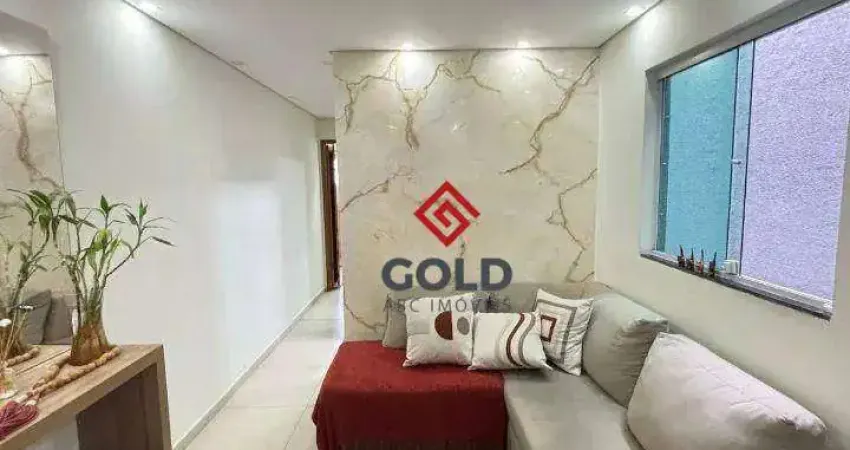 Cobertura com 2 dormitórios à venda, 96 m² por R$ 522.000,00 - Parque Novo Oratório - Santo André/SP