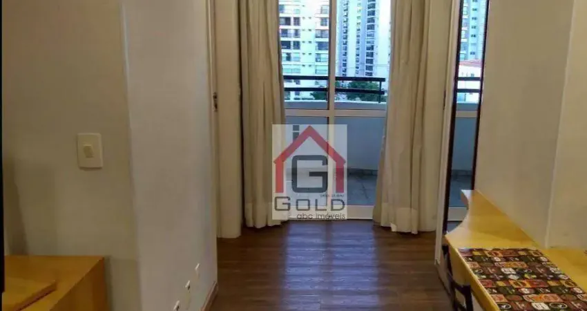 Flat com 1 dormitório para alugar, 50 m² por R$ 3.540,00/mês - Centro - Santo André/SP