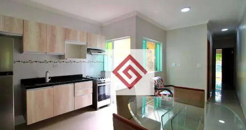 Apartamento com 2 dormitórios à venda, 60 m² por R$ 350.000,00 - Utinga - Santo André/SP