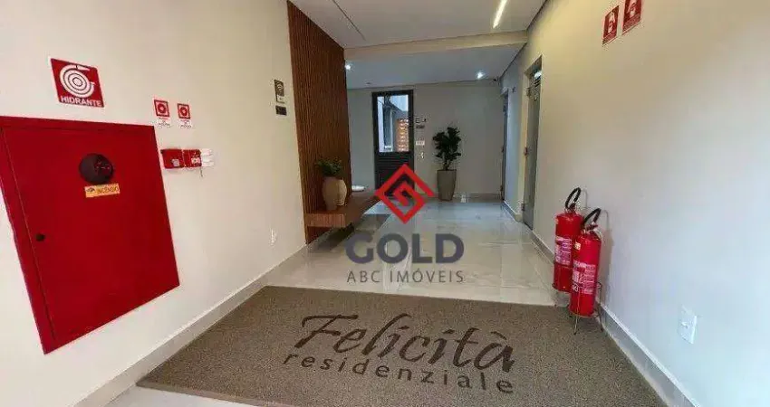 Apartamento com 2 dormitórios para alugar, 59 m² por R$ 2.828,04/mês - Vila São Pedro - Santo André/SP