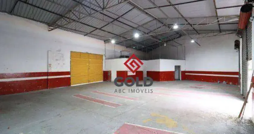 Galpão para alugar, 450 m² por R$ 9.613,00/mês - Vila Pires - Santo André/SP
