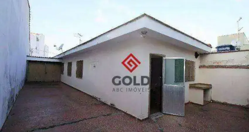 Casa com 3 dormitórios, 157 m² - venda por R$ 700.000,00 ou aluguel por R$ 3.152,88/mês - Vila Alto de Santo André - Santo André/SP