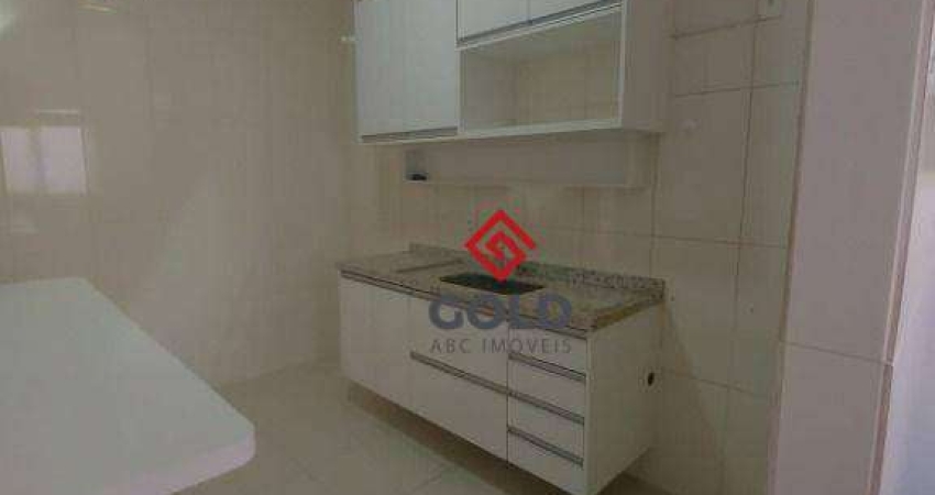 Apartamento com 3 dormitórios para alugar, 75 m² por R$ 2.752,00/mês - Vila Príncipe de Gales - Santo André/SP