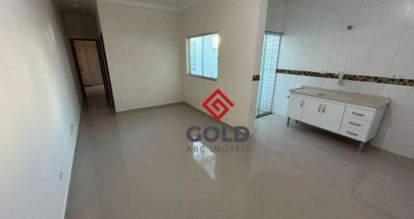 Apartamento com 2 dormitórios para alugar, 58 m² por R$ 2.018,00/mês - Vila Curuçá - Santo André/SP