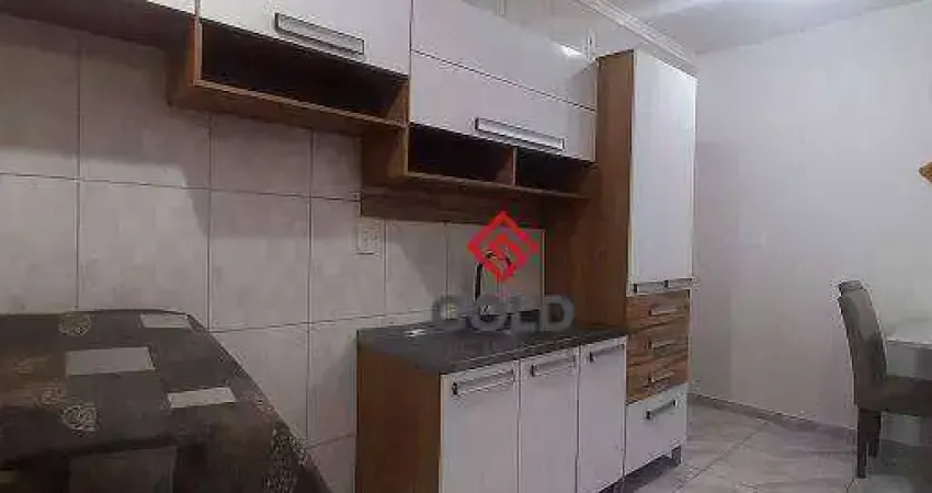 Apartamento com 2 dormitórios para alugar, 49 m² por R$ 2.112,97/mês - Vila Curuçá - Santo André/SP