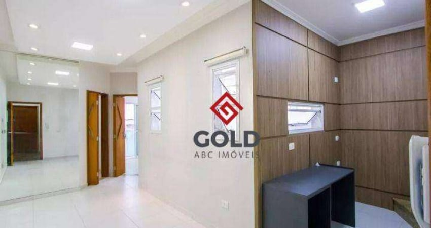 Cobertura com 2 dormitórios para alugar, 80 m² por R$ 2.545,01/mês - Vila Floresta - Santo André/SP