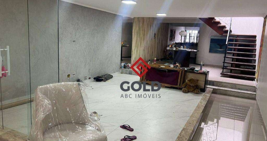 Sobrado com 3 dormitórios, 326 m² - venda por R$ 980.000,00 ou aluguel por R$ 4.666,00/mês - Parque Novo Oratório - Santo André/SP