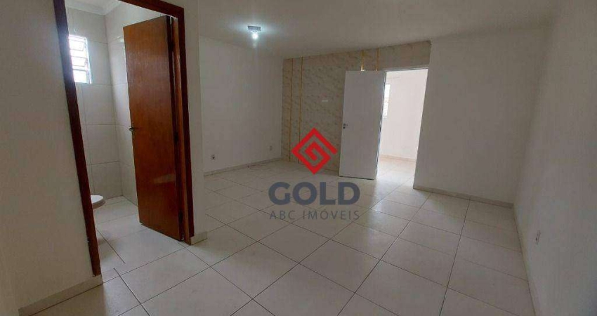Sala para alugar, 42 m² por R$ 1.479/mês - Parque João Ramalho - Santo André/SP