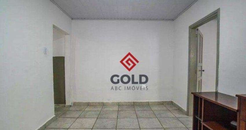 Casa com 2 dormitórios para alugar, 80 m² por R$ 2.201,00/mês - Campestre - Santo André/SP