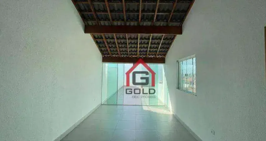 Cobertura com 3 dormitórios para alugar, 170 m² por R$ 4.175,36/mês - Parque das Nações - Santo André/SP