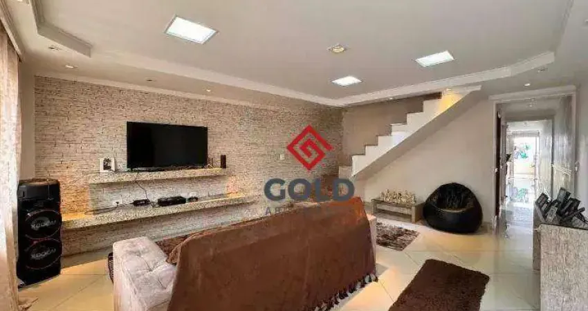 Sobrado com 3 dormitórios à venda, 266 m² por R$ 620.000,00 - Vila Guaraciaba - Santo André/SP